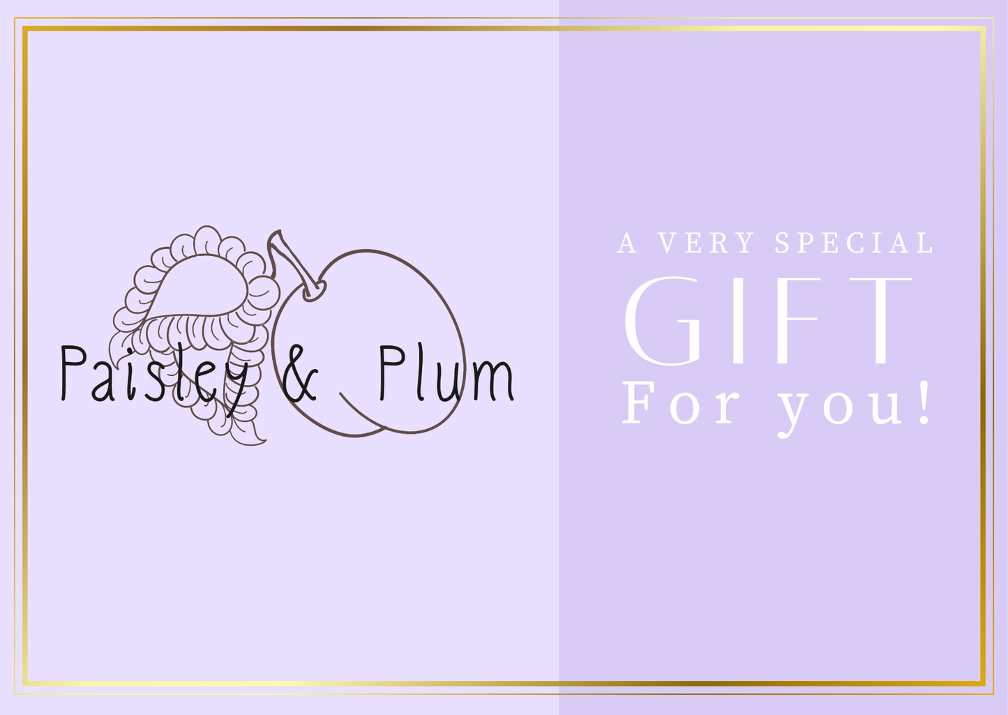 Paisley & Plum Gift Card