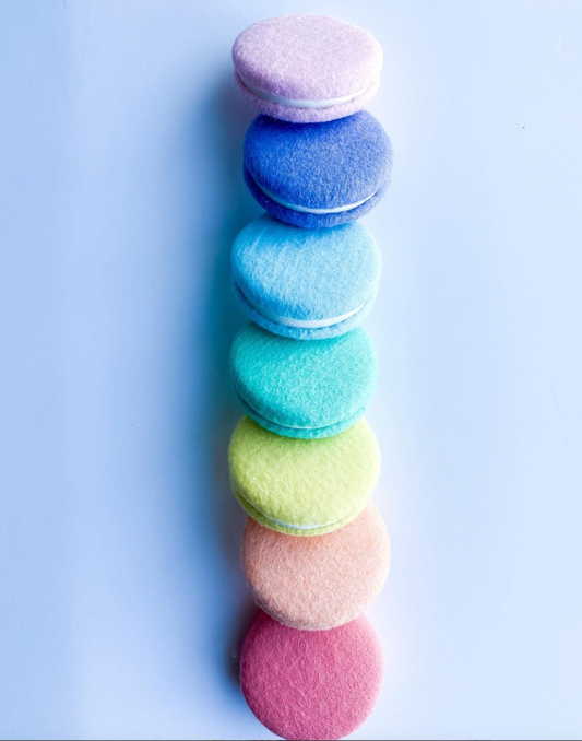 Pastel Felt Macrons