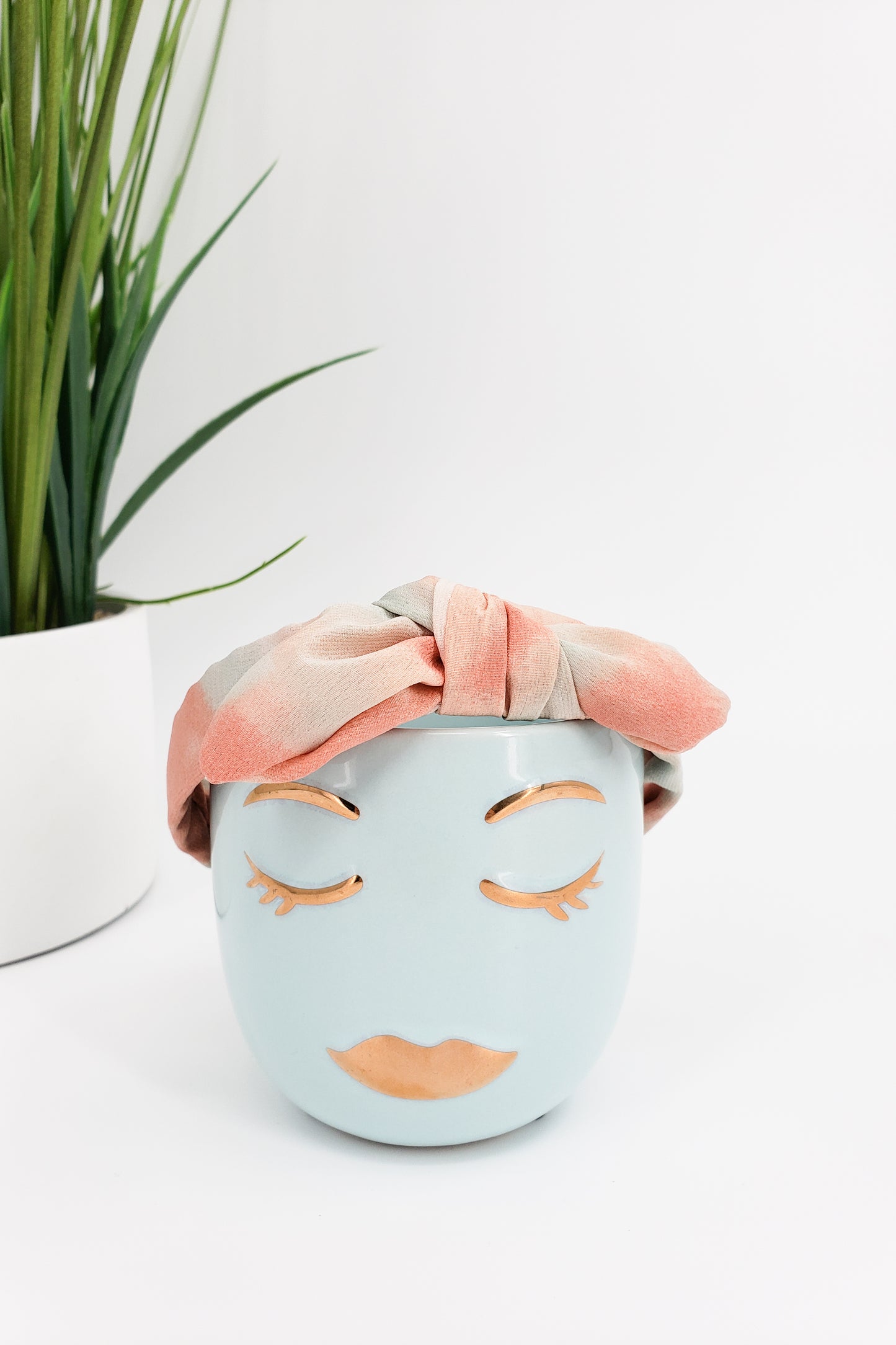 Retro Bow Headband - Pastel Tie Dye