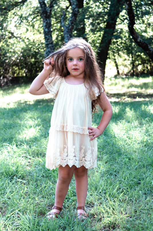 Ivory Lace Dress