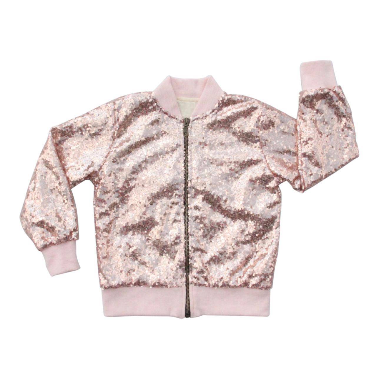 Rose gold 2025 girls jacket